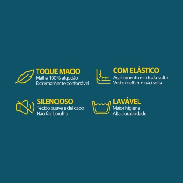 Capa Colchão Casal Algodão Impermeavel Silencioso - Duoflex - Image 3