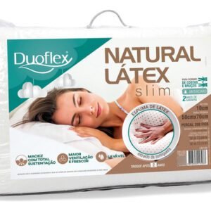 Travesseiro Natural Látex Slim - Duoflex