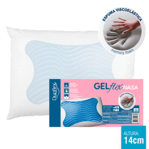 Travesseiro Nasa Gel refrescante anti suor e antiaquecimento - Duoflex