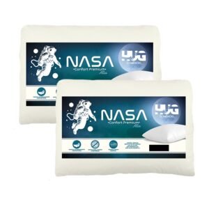 Kit 2 Travesseiros Nasa Alto Visco 13cm Hug Comfort Premium